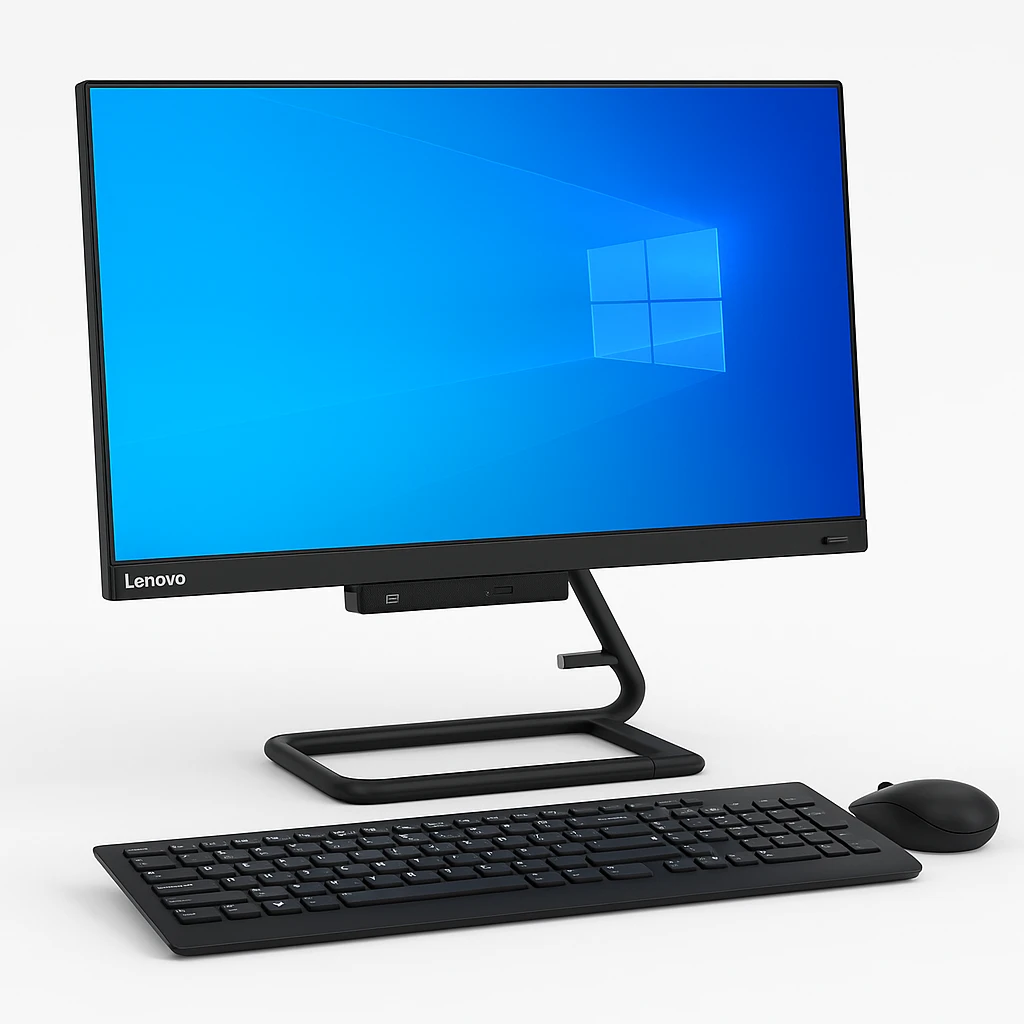 Lenovo IdeaCentre AIO 3 24ARE05 F0EW - Todo en uno con soporte - Ryzen 7 4800U / hasta 4.2 GHz - RAM 16 GB - SSD 512 GB - NVMe - grabadora de DVD - Radeon Graphics - Gigabit Ethernet - Win 10