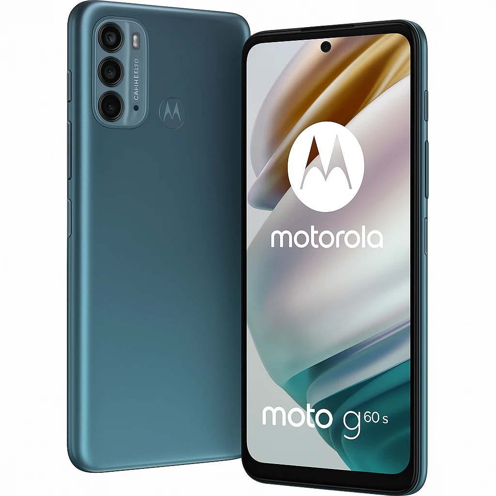 Motorola Moto G60s - 4G smartphone - SIM doble - RAM 6 GB / Memoria interna 128 GB - microSD slot - pantalla LCD - 6.8" - 2460 x 1080 píxeles (120 Hz) - 4x x cámaras traseras 64 MP, 8 MP, 5 M