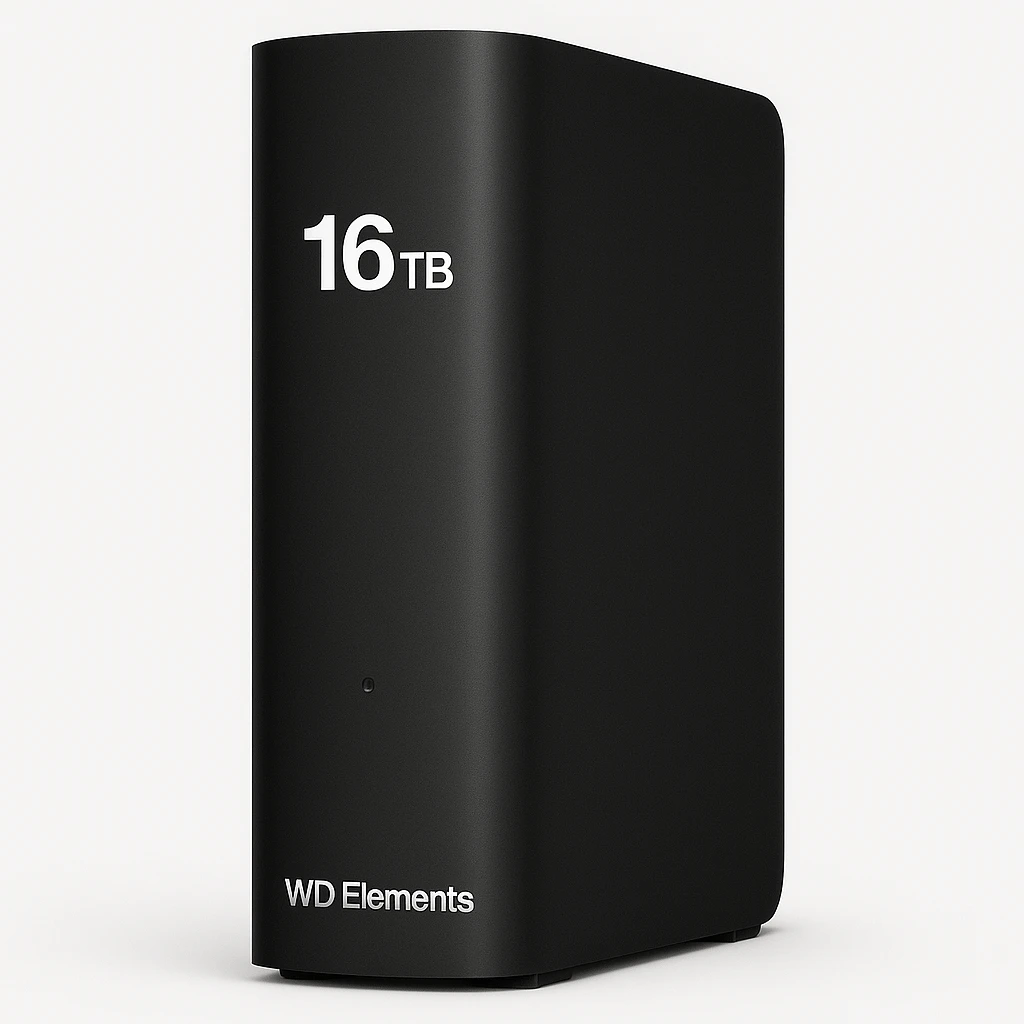 WD Elements Desktop WDBWLG0160HBK - Disco duro - 16 TB - externo (sobremesa) - USB 3.0 - negro