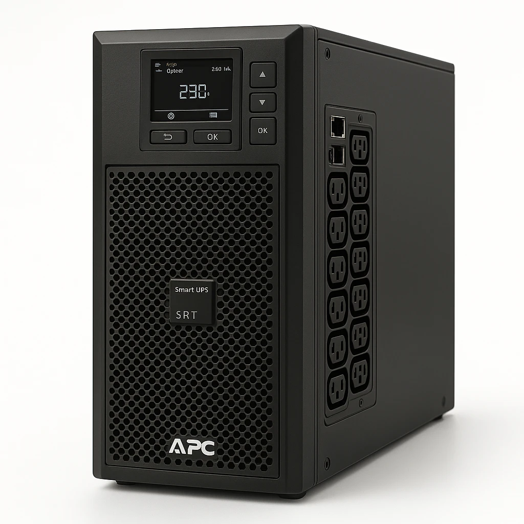 APC Smart-UPS SRT 6000VA - UPS - CA 230 V - 6000 vatios - 6000 VA - Ethernet 10/100, USB - conectores de salida: 13 - negro - para P/N: SRT1500RMXLI-NC, SRT1500XLI