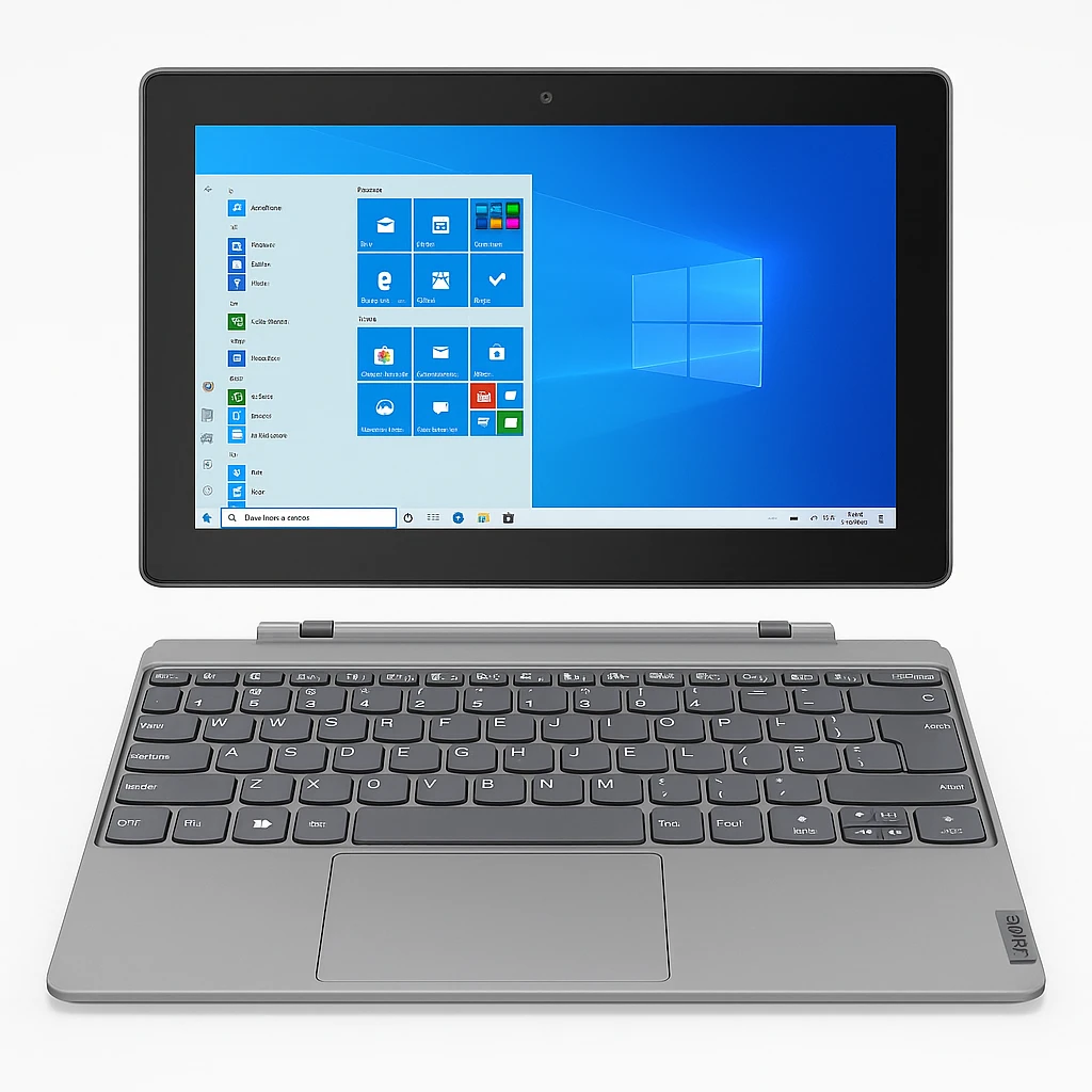 Lenovo IdeaPad D330-10IGL 82H0 - Tableta - diseño plegable / teclado extraíble - Intel Celeron - N4020 / hasta 2.8 GHz - Windows 10 Home 64-bit con modo S con un solo idioma - UHD Graphics 60