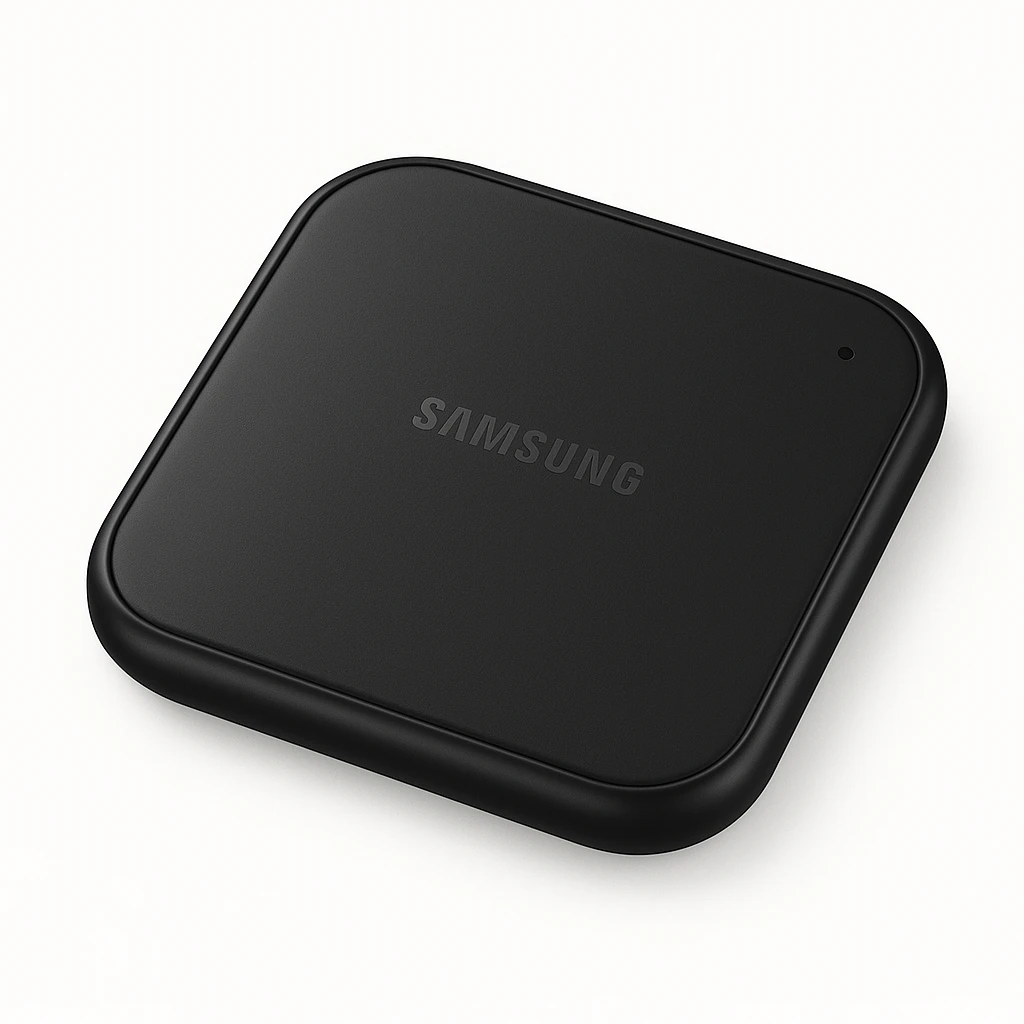 Samsung EP-P1300 - Base de carga inalámbrica - FC - negro - para Galaxy Buds Live, Buds+, Note20, S20, S20 5G, S20+ 5G, S21, S21 5G, S21+ 5G, Z Fold2 5G
