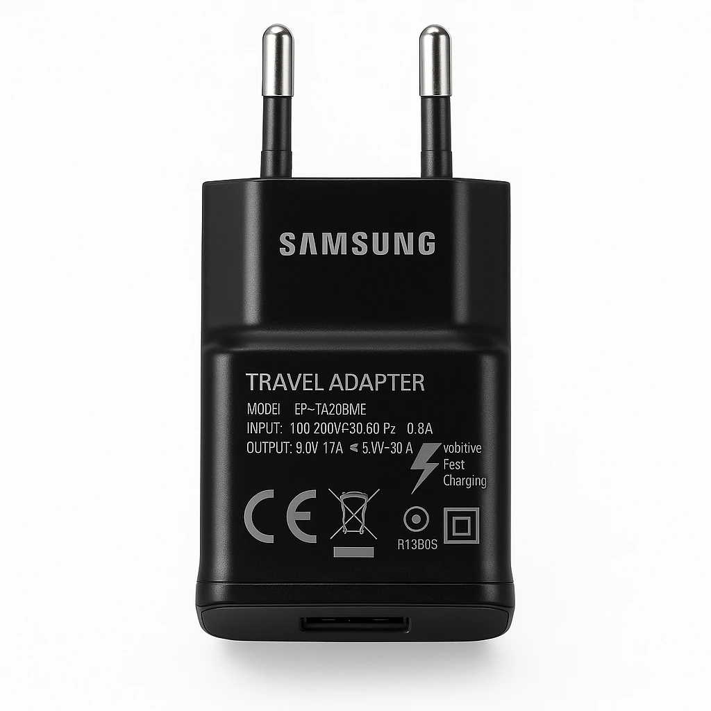 Samsung Travel Adapter EP-TA20 - Adaptador de corriente - 15 vatios - 2 A - AFC (USB) - negro