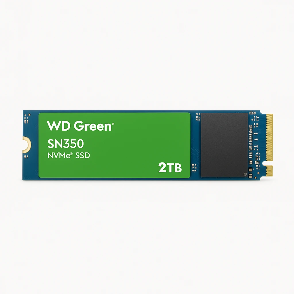 WD Green SN350 NVMe SSD WDS200T3G0C - SSD - 2 TB - interno - M.2 2280 - PCIe 3.0 x4 (NVMe)
