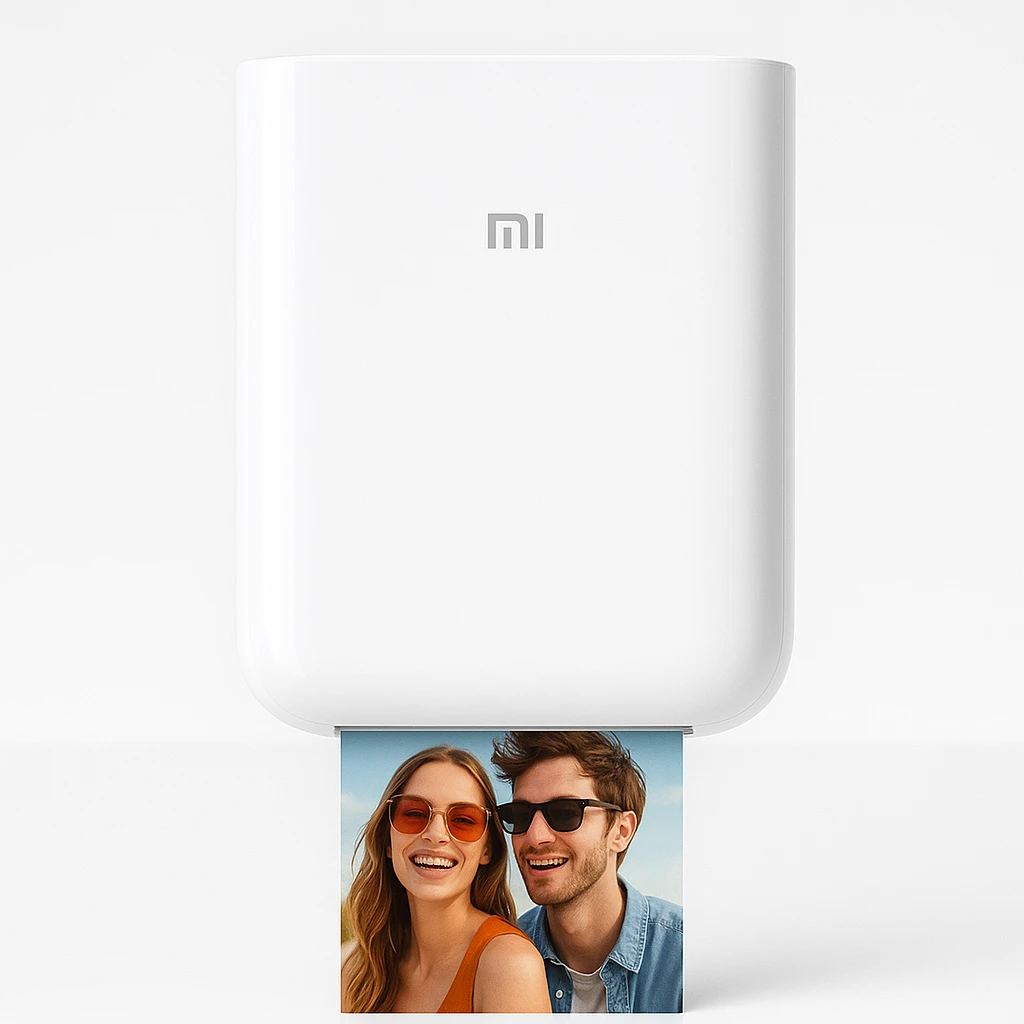 Xiaomi Mi Portable Photo Printer - Impresora - color - zink - 50.8 x 76.2 mm hasta 0.75 minutos/página (color) - Bluetooth 5.0 LE