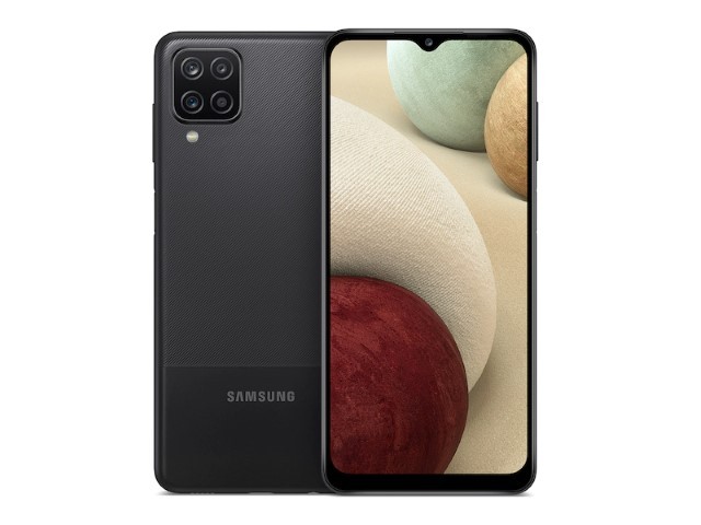 Samsung Galaxy A12 - 4G smartphone - SIM doble - RAM 4 GB / Memoria interna 128 GB - microSD slot - pantalla LCD - 6.5" - 1600 x 720 píxeles - 4x x cámaras traseras 48 MP, 5 MP, 2 MP, 2 MP - 