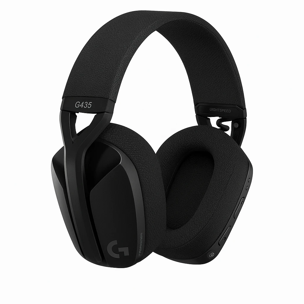 Logitech G435 LIGHTSPEED Wireless Gaming Headset - Auricular - tamaño completo - Bluetooth / LIGHTSPEED - inalámbrico - negro - certificado Discord - para P/N: GMA670V2