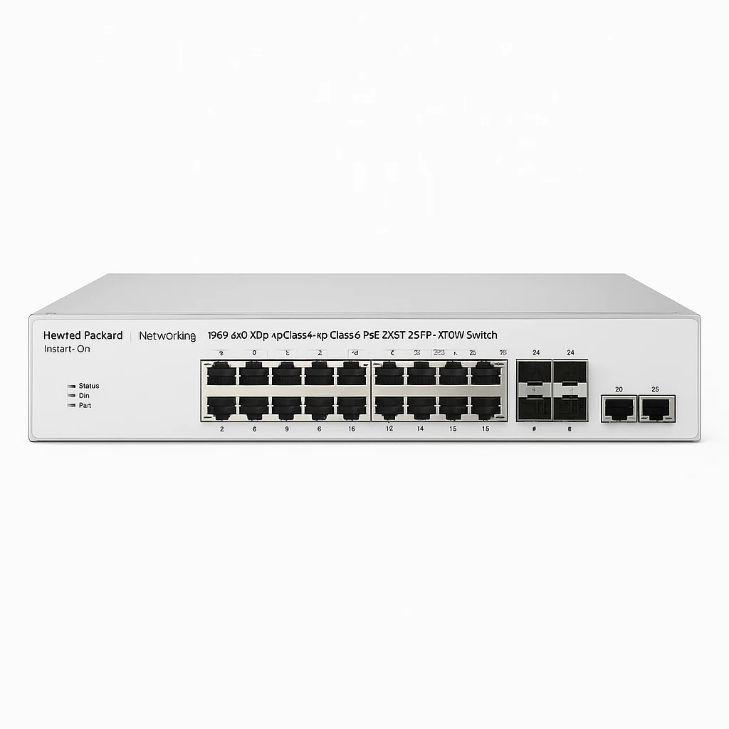 HPE Networking Instant On 1960 24G 20p Class4 4p Class6 PoE 2XGT 2SFP+ 370W Switch - Conmutador - L3 Lite - Gestionado - 24 x 10/100/1000 + 2 x 10 Gigabit SFP+ + 2 x 100/1000/10GBase-T - mont