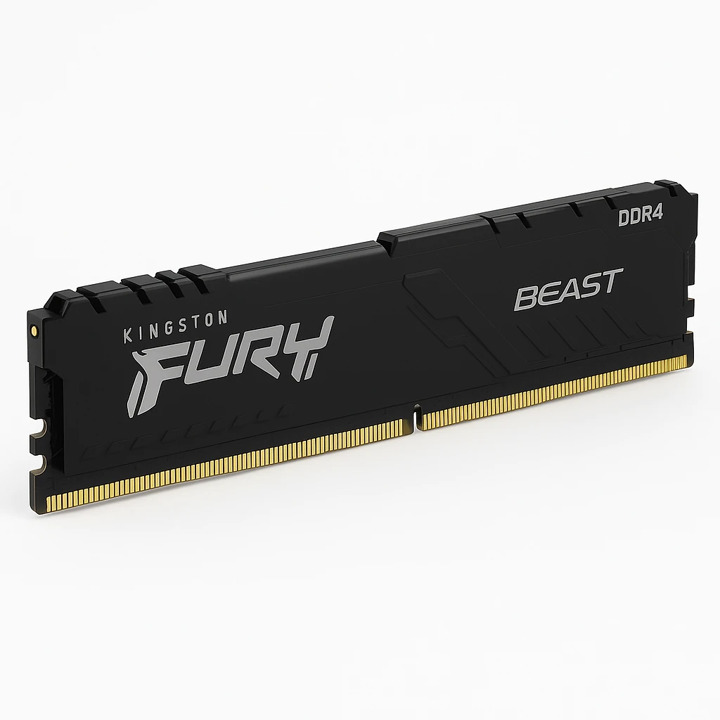 Kingston FURY Beast - DDR4 - módulo - 32 GB - DIMM de 288 contactos - 3600 MHz / PC4-28800 - CL18 - 1.35 V - sin búfer - no ECC - negro
