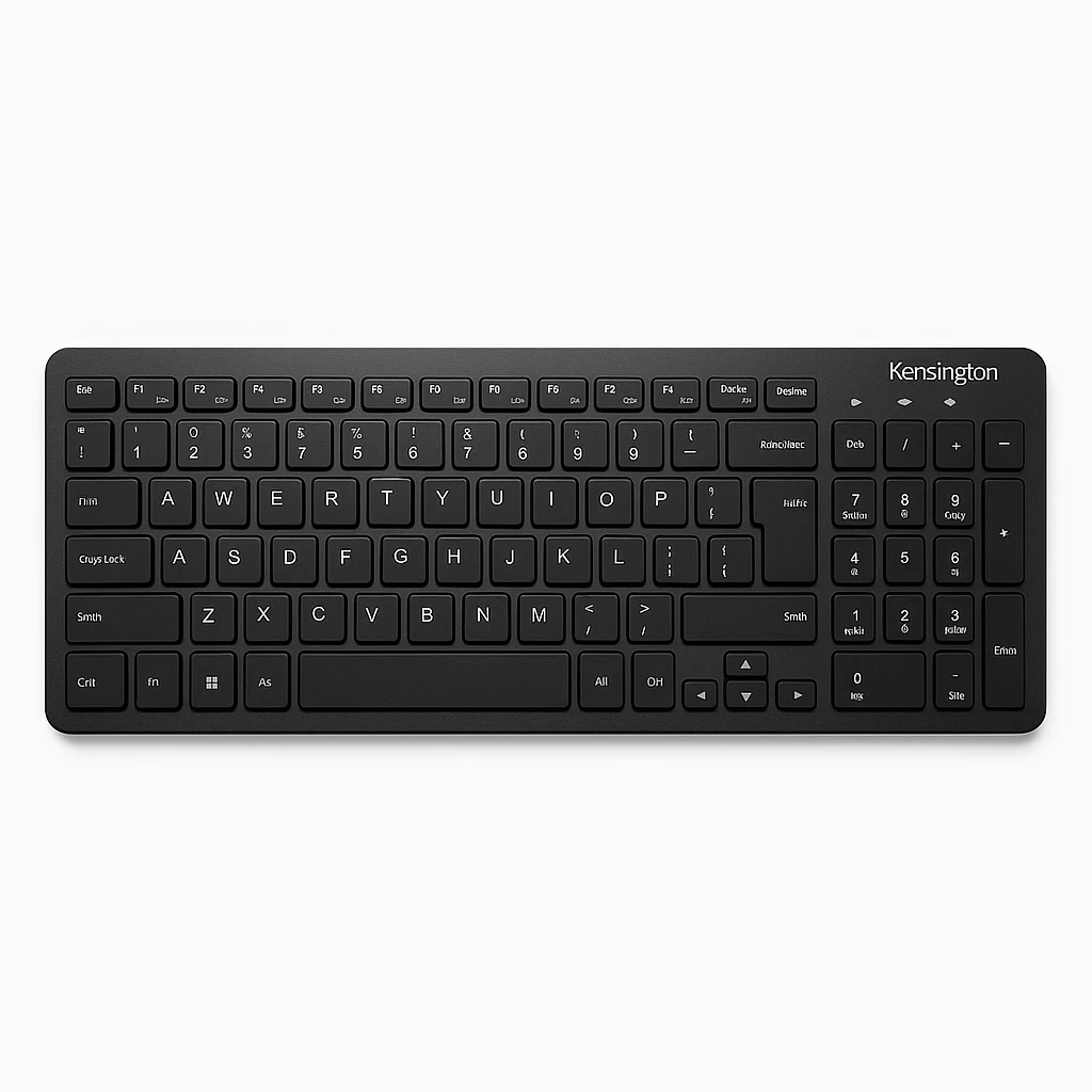 Kensington - Teclado - inalámbrico - Bluetooth, 2.4 GHz - negro