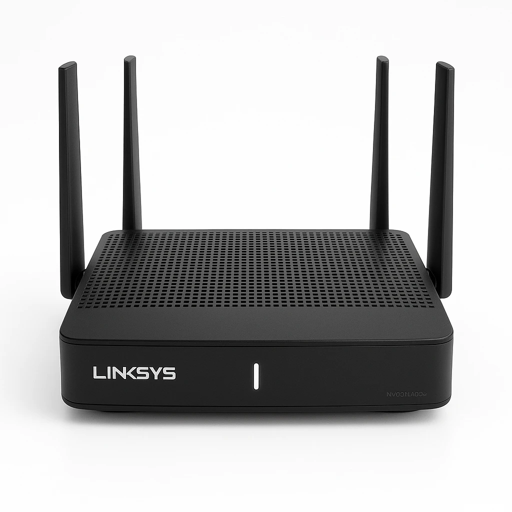 Linksys E8450 - Enrutador inalámbrico conmutador de 4 puertos - 1GbE - Wi-Fi 6 - Doble banda