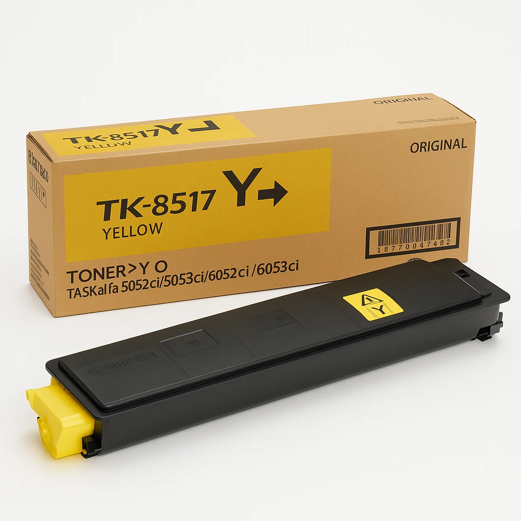 Kyocera TK 8517Y - Amarillo - original - cartucho de tóner - para TASKalfa 5052ci, 5053ci, 6052ci, 6053ci