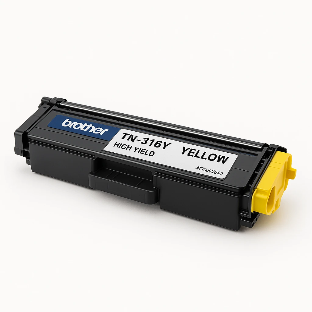 Brother TN316Y - Alto rendimiento - amarillo - original - cartucho de tóner - para Brother DCP-L8400CDN, HL-L8350CDW, HL-L8350CDWT, MFC-L8600CDW, MFC-L8850CDW