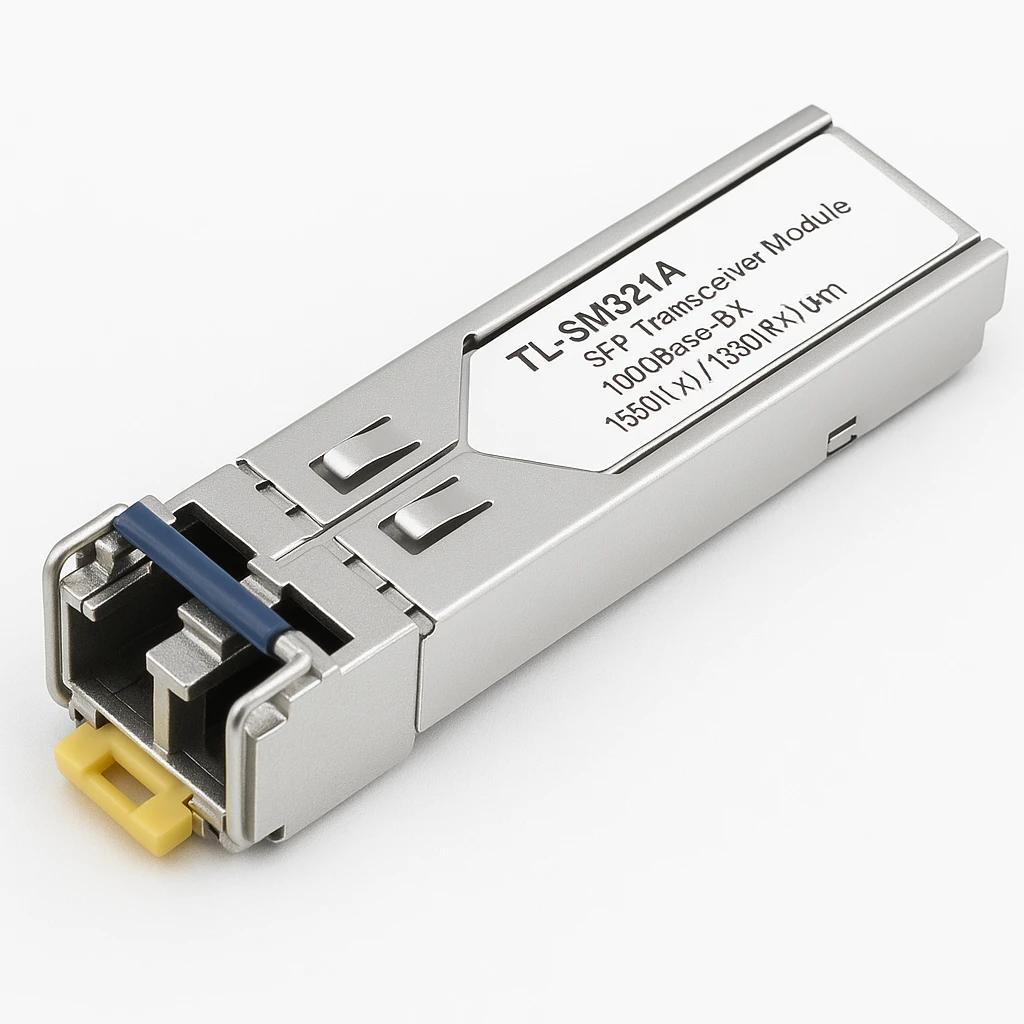 TP-Link TL-SM321A - Módulo de transceptor SFP (mini-GBIC) - 1GbE - 1000Base-BX - modo simple LC - hasta 10 km - 1550 (TX) / 1310 (RX) nm - para P/N: TL-SG3452XP V1