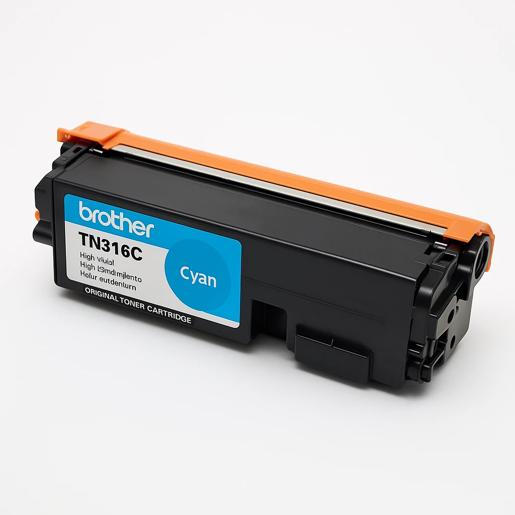 Brother TN316C - Alto rendimiento - cián - original - cartucho de tóner - para Brother DCP-L8400CDN, HL-L8350CDW, HL-L8350CDWT, MFC-L8600CDW, MFC-L8850CDW
