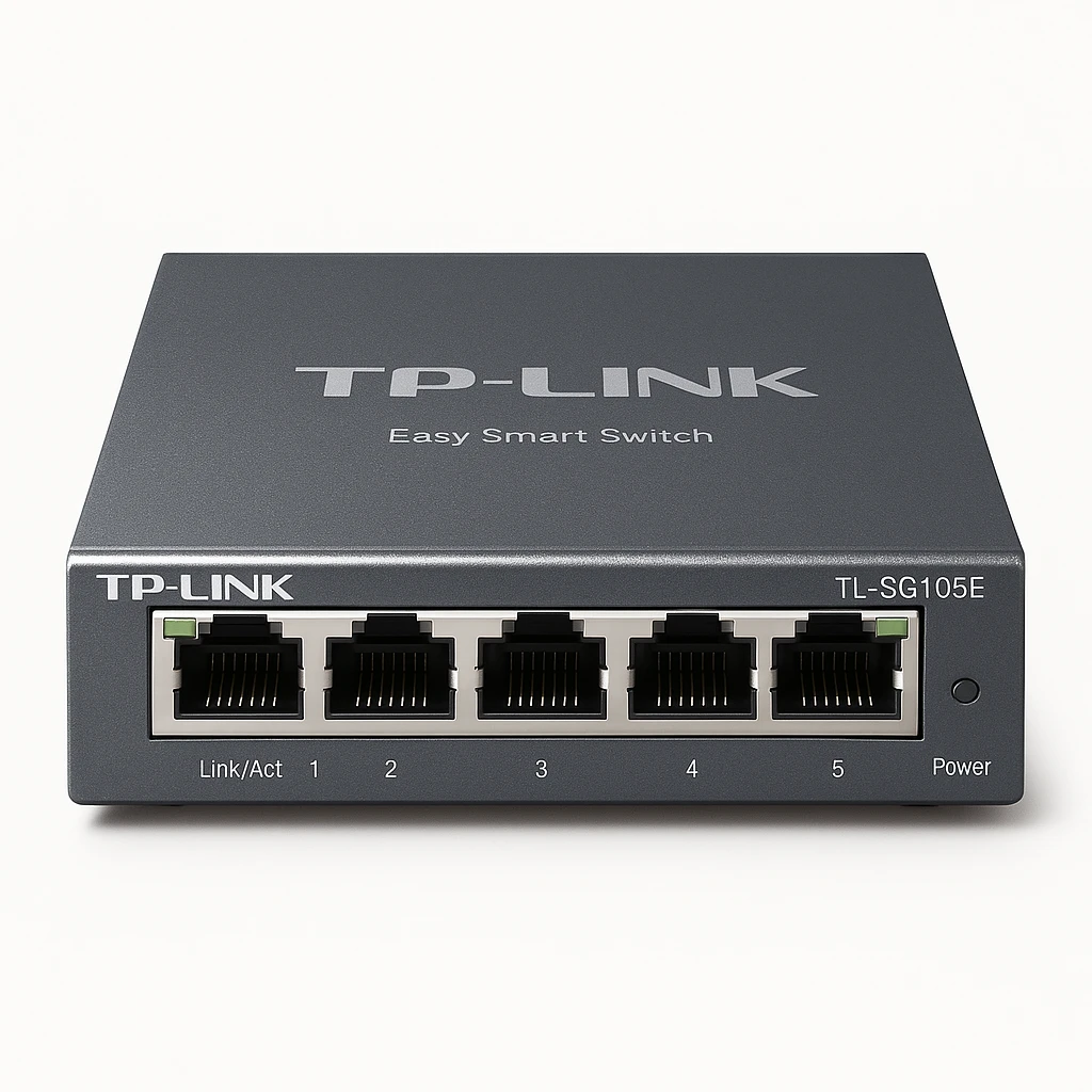 TP-Link Easy Smart TL-SG105E - Conmutador - 5 x 10/100/1000 - sobremesa