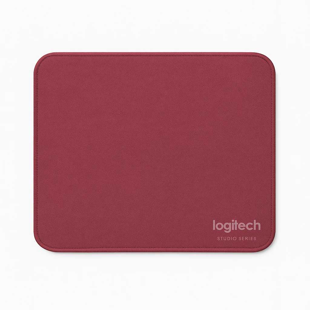 Logitech Studio Series - Alfombrilla de ratón - base de goma antideslizante, fácil deslizamiento, superficie resistente a salpicaduras - rosa oscuro