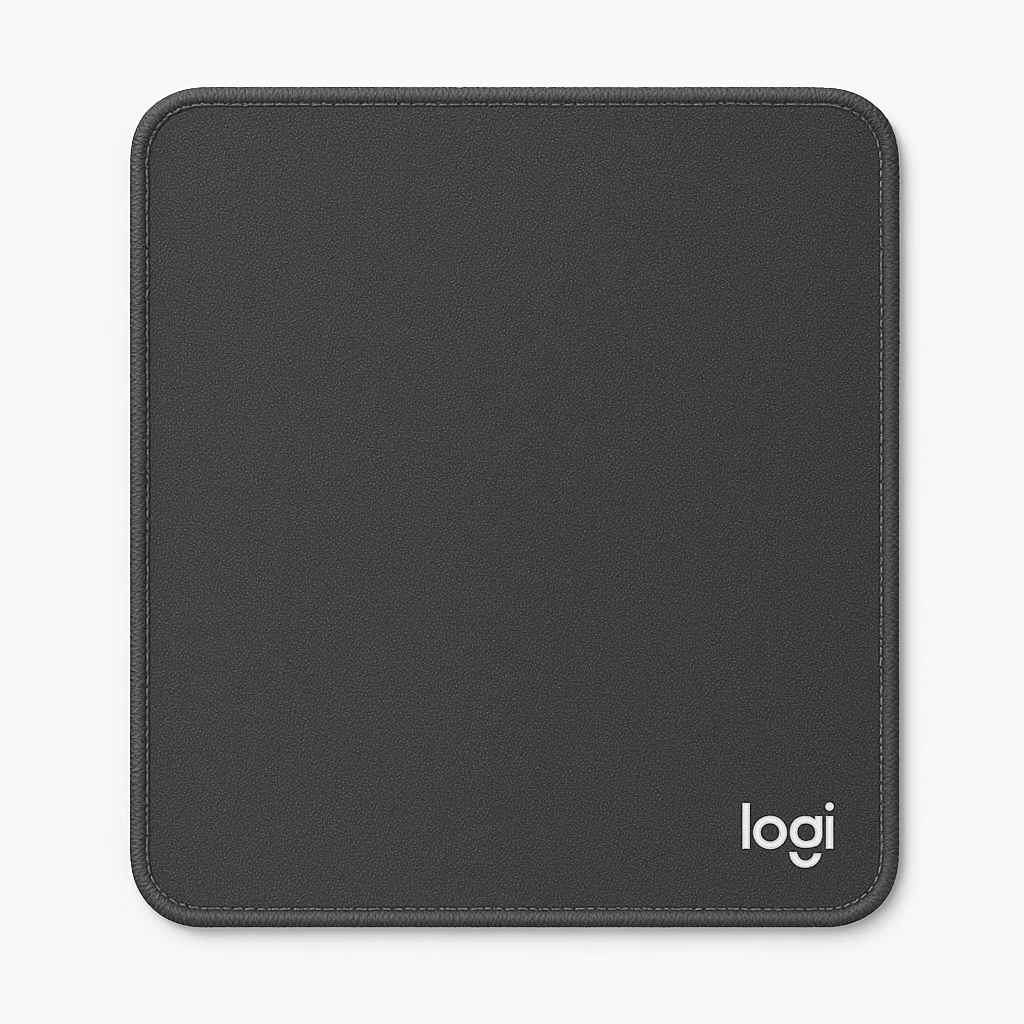 Logitech Studio Series - Alfombrilla de ratón - base de goma antideslizante, fácil deslizamiento, superficie resistente a salpicaduras - grafito