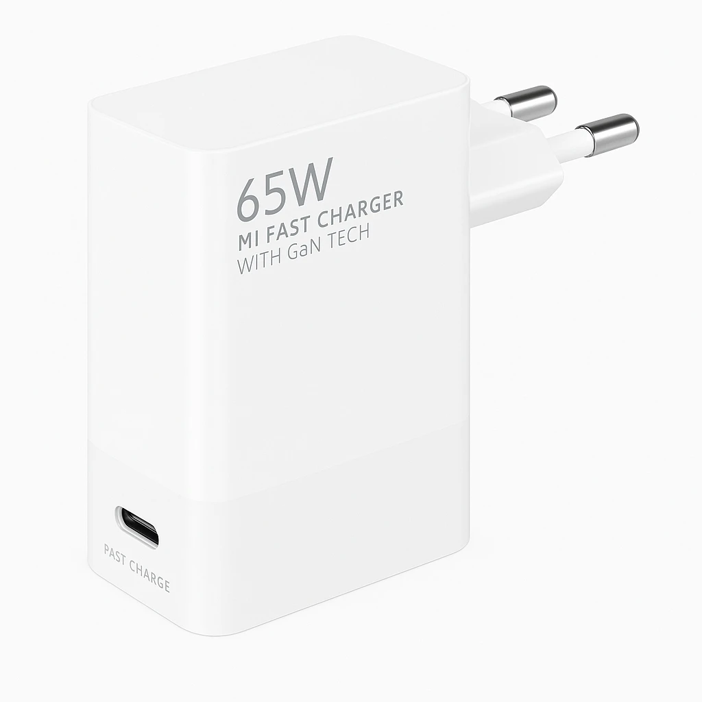 Xiaomi Mi Fast Charger with GaN Tech - Adaptador de corriente - 65 vatios - 3.25 A - Fast Charge (24 pin USB-C)