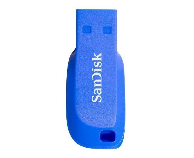 SanDisk Cruzer Blade - Unidad flash USB - 32 GB - USB 2.0 - azul eléctrico