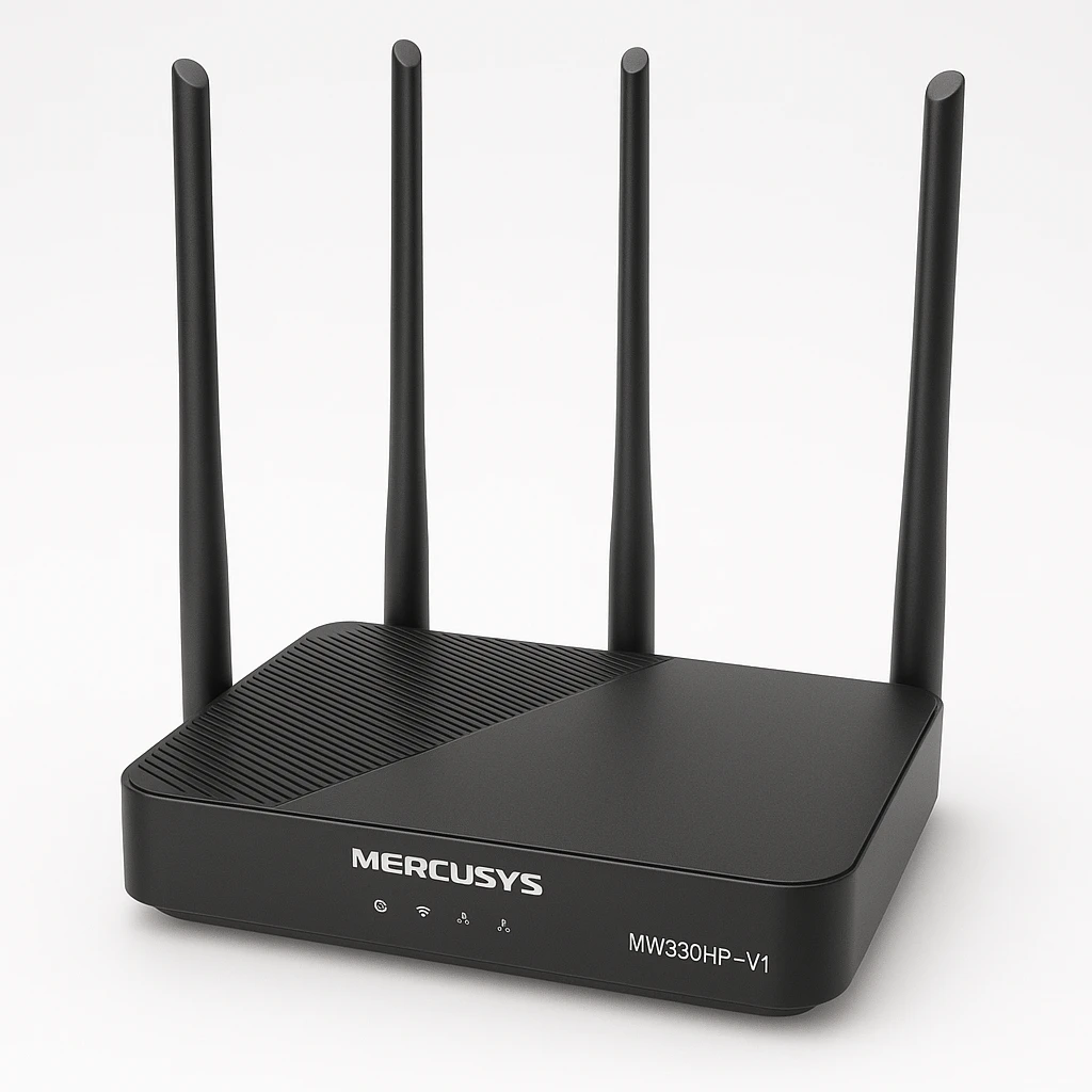 Mercusys MW330HP - V1 - enrutador inalámbrico conmutador de 3 puertos 2,4 GHz