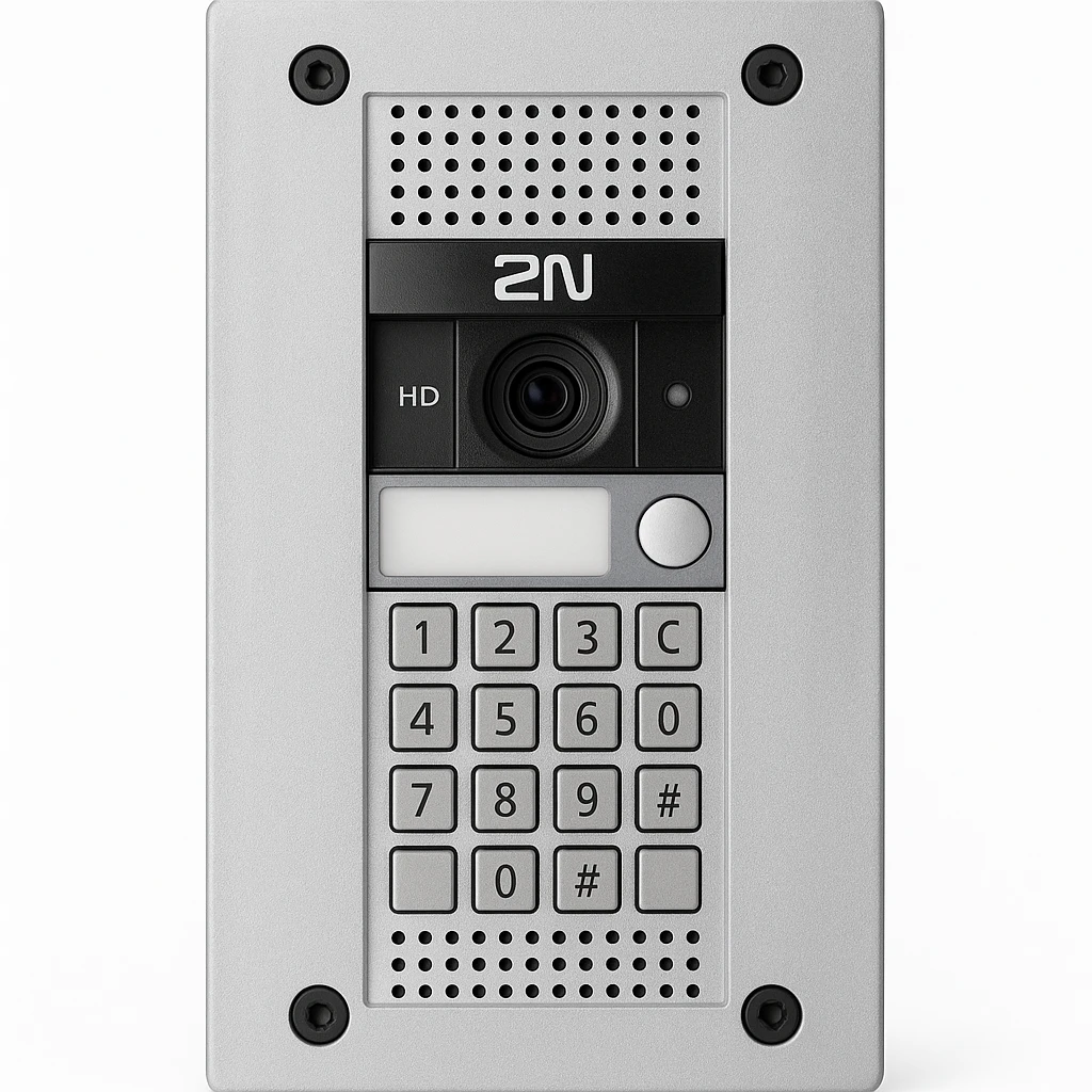 2N IP Force 1 Button, HD Camera, Keypad, 10 W Loudspeaker - Interfono IP - cableado - 10/100 Ethernet