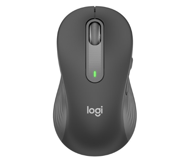 Logitech Signature M650 L - Ratón - tamaño completo - diestro - inalámbrico - 2.4 GHz, Bluetooth - receptor de USB Logitech Logi Bolt - grafito