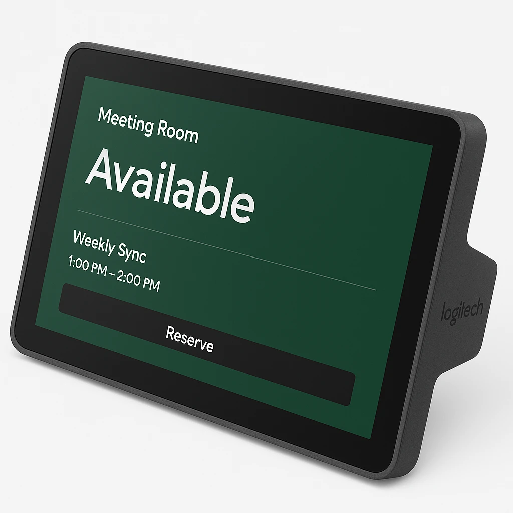 Logitech Tap Scheduler Purpose-Built Scheduling Panel for Meeting Rooms - Dispositivo de vídeoconferencia - Certificado para Equipos de Microsoft, Certificado por Zoom - grafito