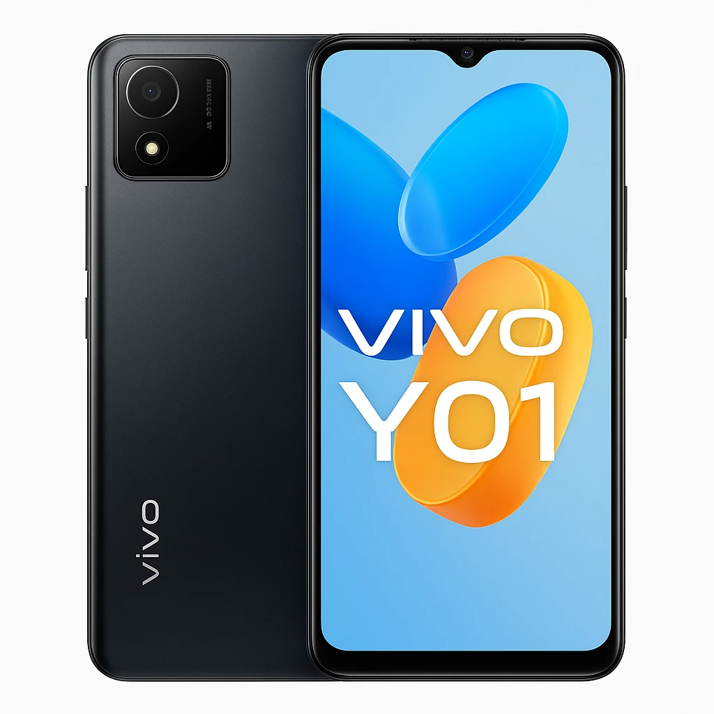 Vivo Y01 - Smartphone - Android - Black - Claro