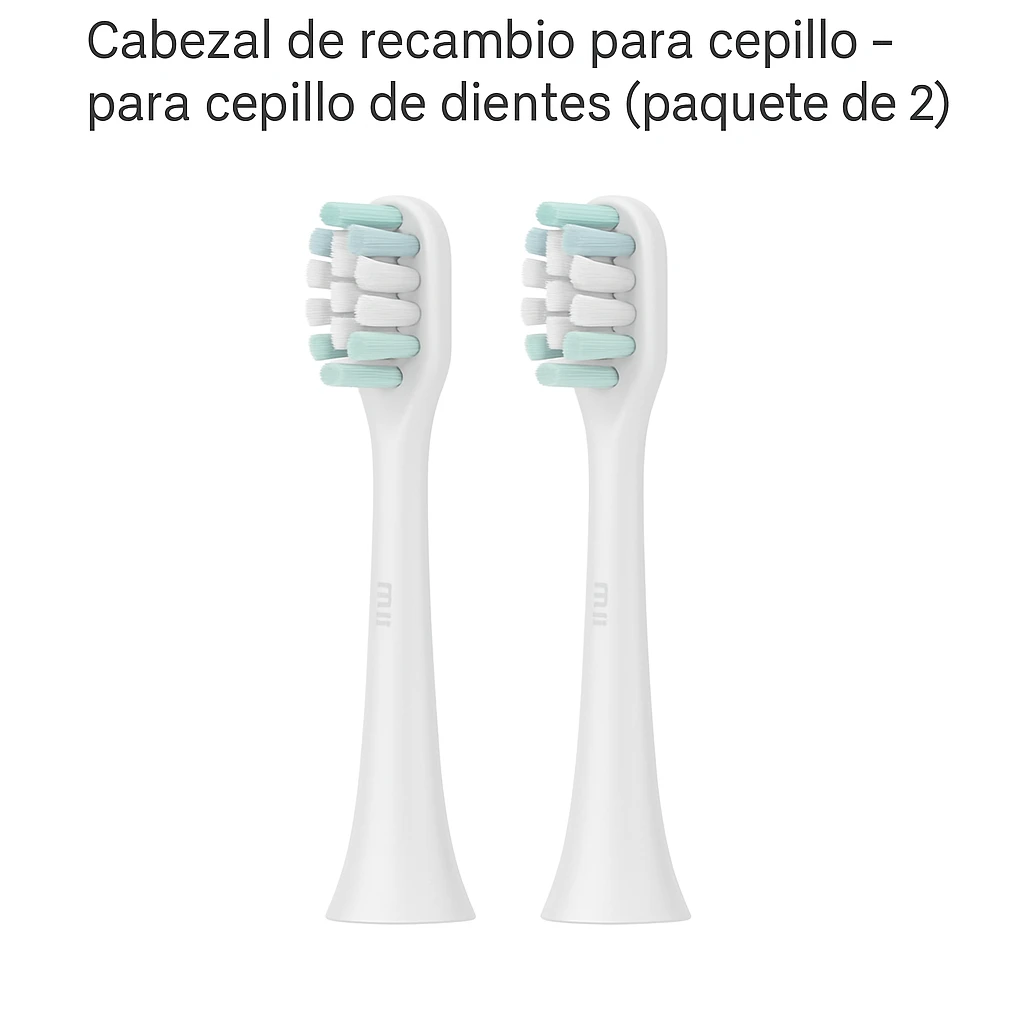 Xiaomi MBS304 - Cabezal de recambio para cepillo - para cepillo de dientes (paquete de 2)