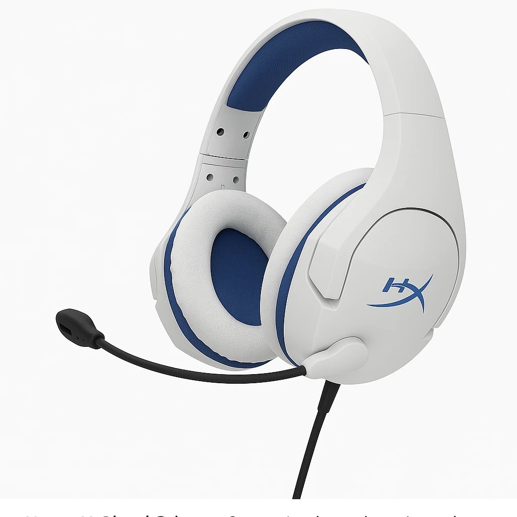 HyperX Cloud Stinger Core - Auricular - tamaño completo - 2,4 GHz - inalámbrico - blanco, azul - para Victus by HP Laptop 15, 16; Laptop 14, 15, 17; Pavilion x360 Laptop; Pro 290 G9