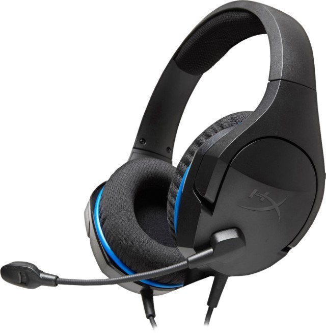 HyperX Cloud Stinger Core - Gaming - Auricular - tamaño completo - cableado - conector de 3,5 mm - negro, azul - para Laptop 14, 15, 17; OMEN 15, 16; Pavilion Plus Laptop 14; Pavilion x360 La