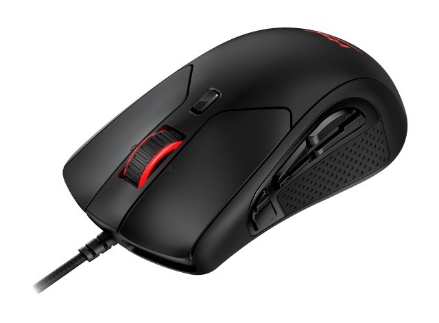 HyperX Pulsefire Raid Gaming - Ratón - ergonómico - 11 botones - cableado - USB 2.0 - negro - para Laptop 14, 15, 17; OMEN 15, 16; Pavilion Plus Laptop 14; Pavilion x360 Laptop; Pro 290 G9
