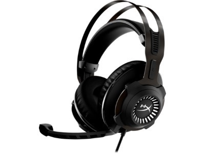 HyperX Cloud Revolver Gaming - Auricular - 7.1 canales - tamaño completo - cableado - USB, conector de 3,5 mm - gun metal - para Laptop 15, 15s, 17; Pavilion Laptop 15