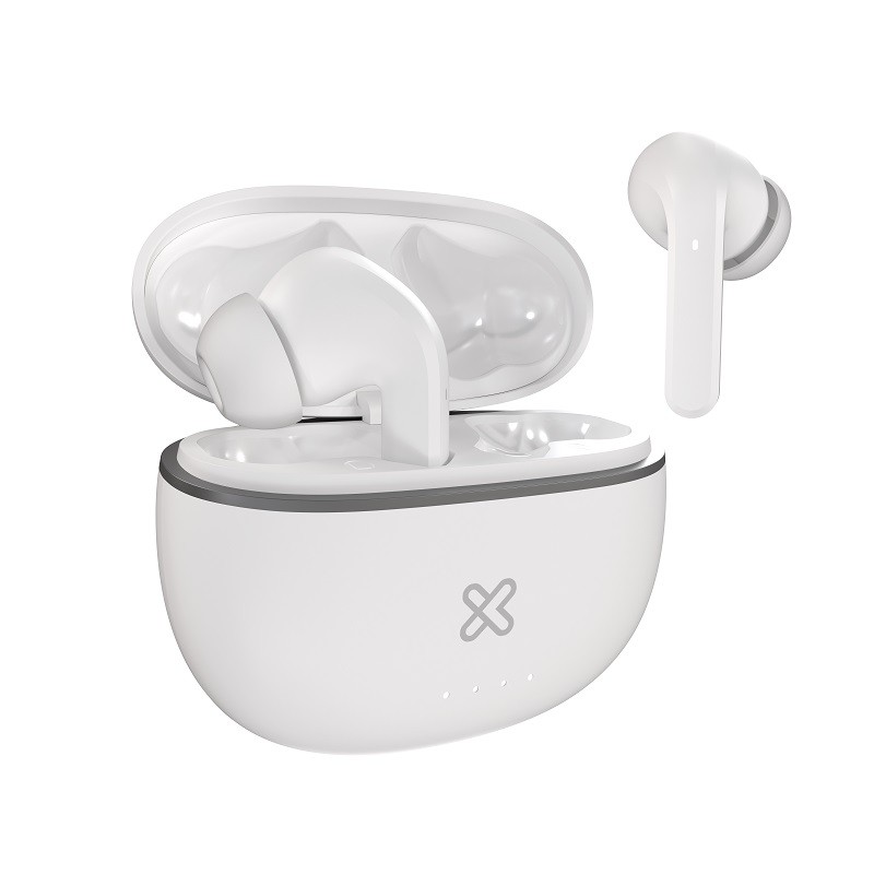 Klip Xtreme - KTE-750WH - True wireless earphones - Para Home audio / Para Portable electronics / Para Tablet / Para Cellular phone - Wireless - ANC - 26hrs - Blanco