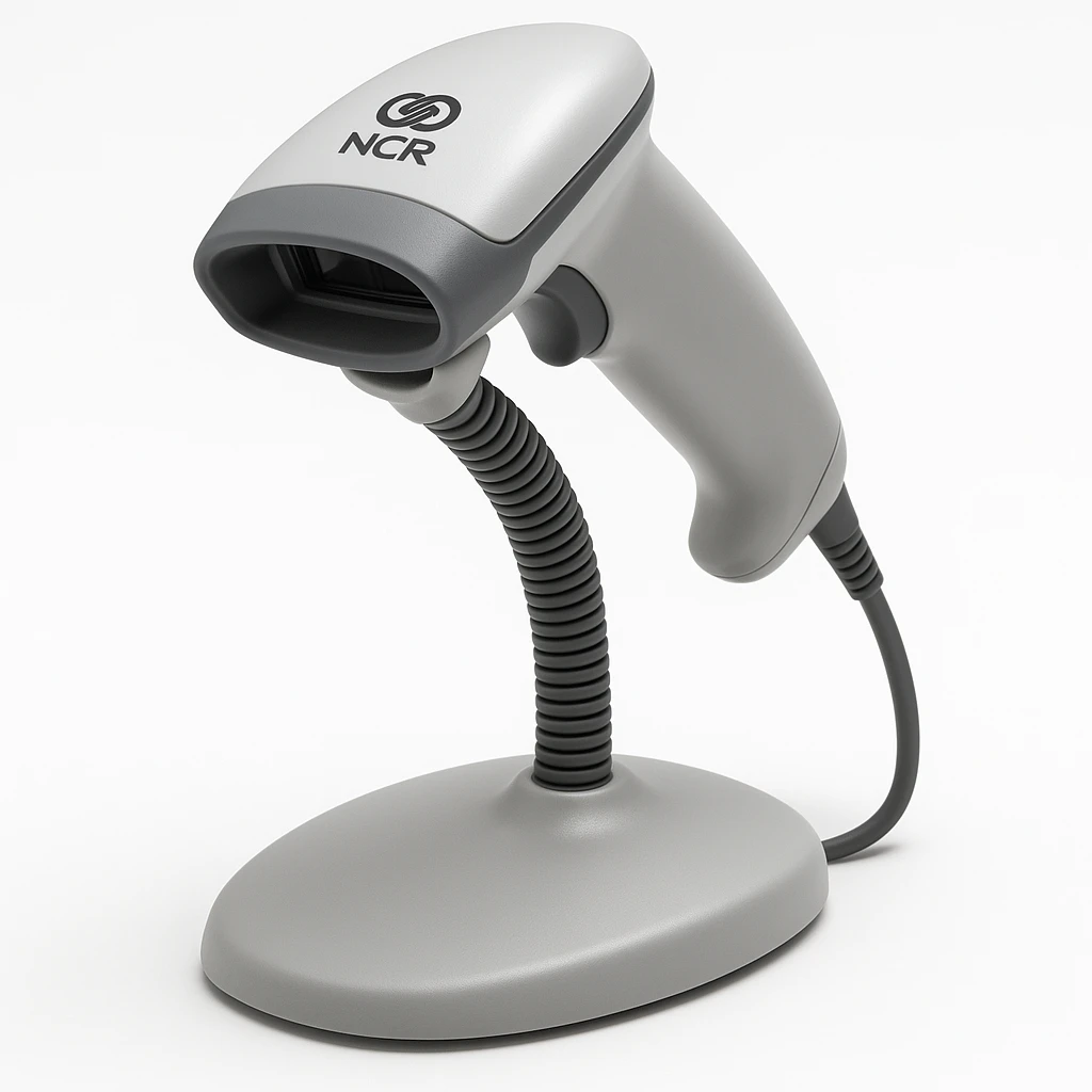 NCR - Barcode scanner - Portable - 2357 STK Stand Gray