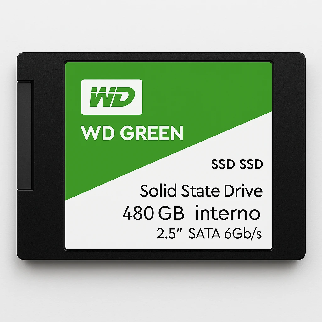 WD Green WDS480G3G0A - SSD - 480 GB - interno - 2.5" - SATA 6Gb/s