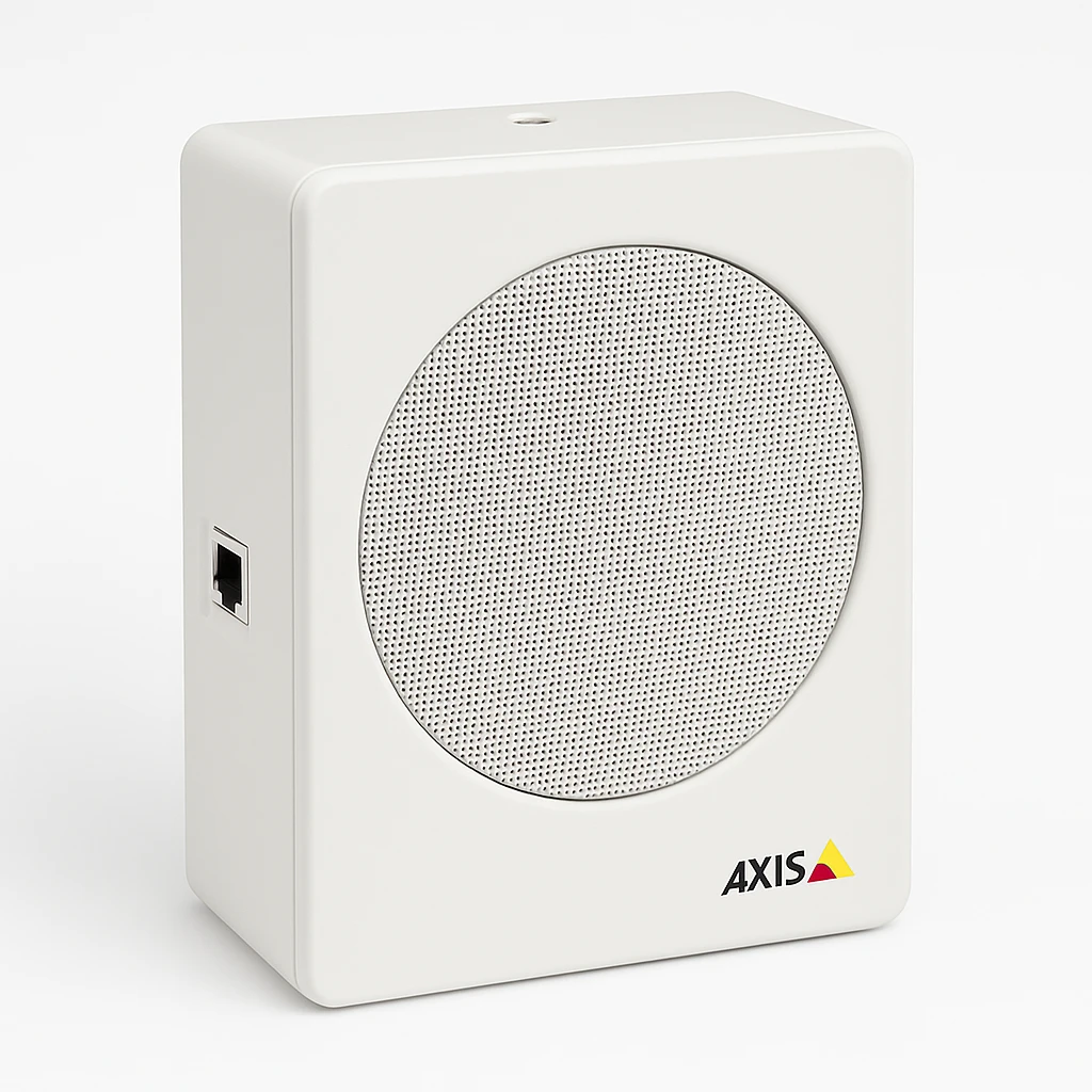 Axis C1211-E - Altavoz IP - para sistema PA - Ethernet, Fast Ethernet, PoE - controlado por aplicación - coaxial (color de la parrilla - RAL 9010)