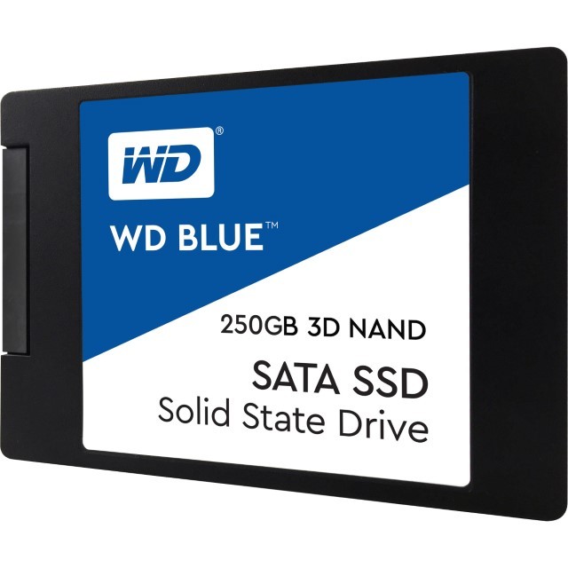 WD Blue SA510 WDS250G3B0A - SSD - 250 GB - interno - 2.5" - SATA 6Gb/s - azul