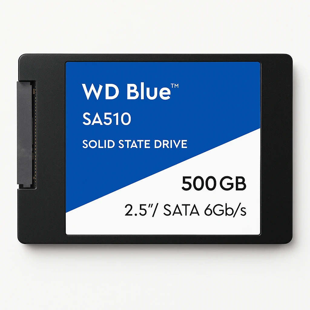 WD Blue SA510 WDS500G3B0A - SSD - 500 GB - interno - 2.5" - SATA 6Gb/s - azul