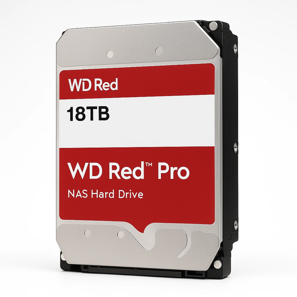 WD Red Pro WD181KFGX - Disco duro - 18 TB - interno - 3.5" - SATA 6Gb/s - 7200 rpm - búfer: 512 MB