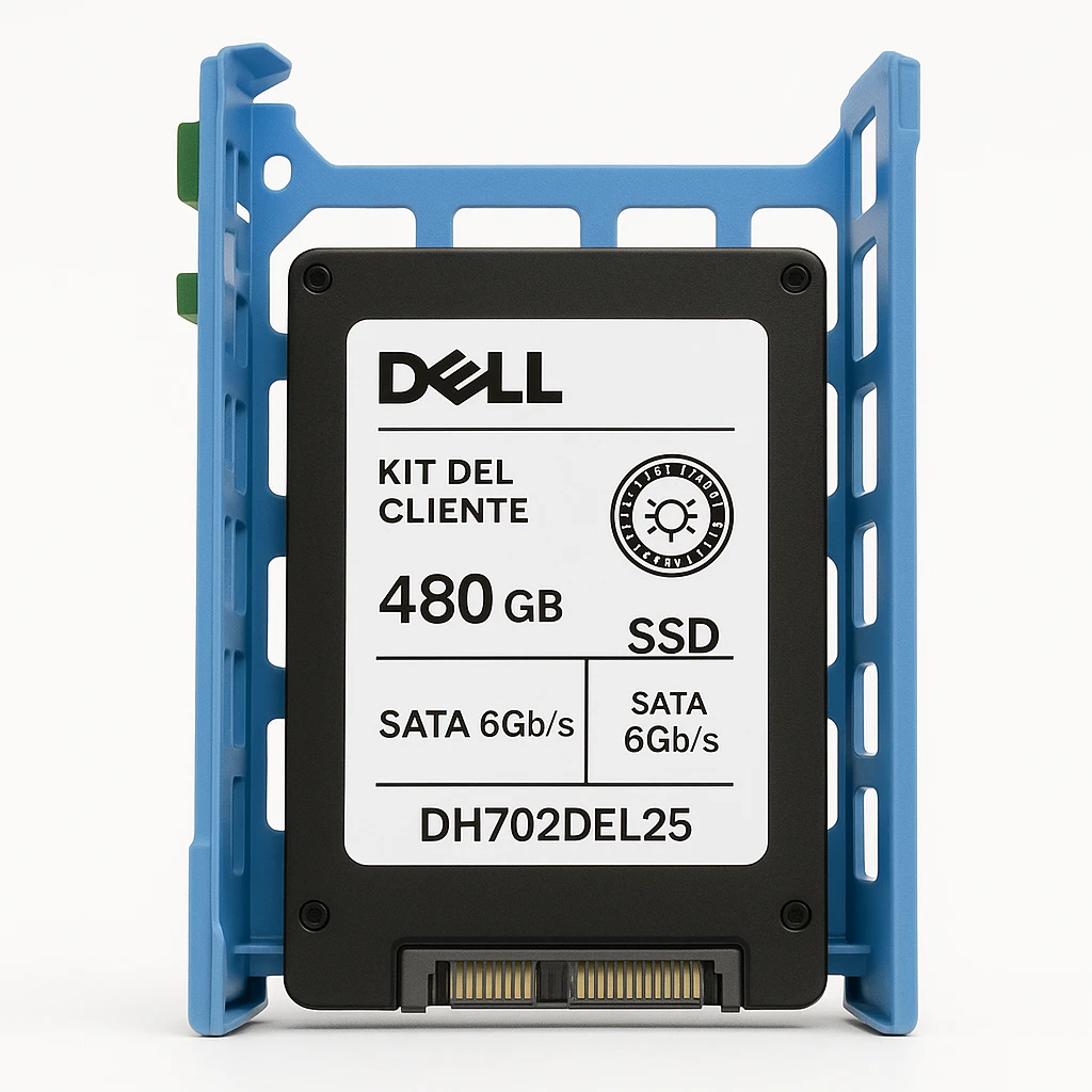 Dell - Kit del cliente - SSD - 480 GB - 2.5" (en transportador de 3,5") - SATA 6Gb/s