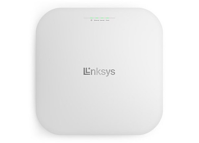 Linksys LAPAX3600C - Punto de acceso inalámbrico - Wi-Fi 6 - 2.4 GHz, 5 GHz - AC 12 V - gestionado a través de la nube - instalable en pared/techo - Conforme a la TAA
