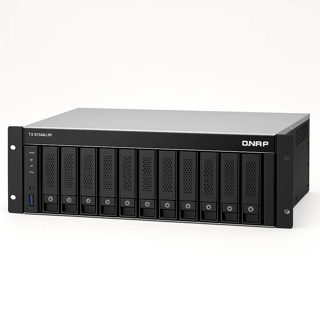 QNAP TS-873AeU-RP - Servidor NAS - 8 compartimentos - montaje en bastidor - SATA 6Gb/s - RAID 0, 1, 5, 6, 10, JBOD, 50, 60 - RAM 4 GB - 2.5 Gigabit Ethernet - iSCSI soporta - 2U