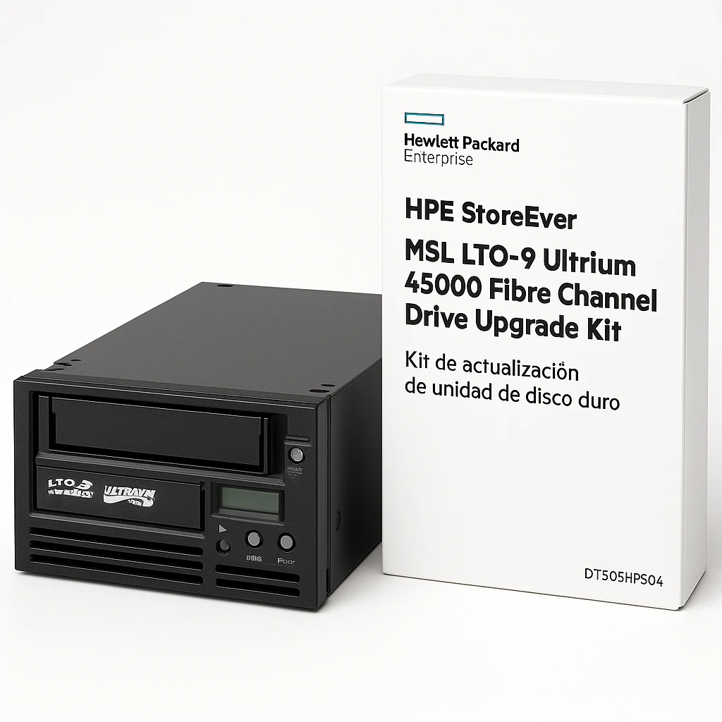 HPE StoreEver MSL LTO-9 Ultrium 45000 Fibre Channel Drive Upgrade Kit - Kit de actualización de unidad de disco duro - para StoreEver MSL3040, MSL6480