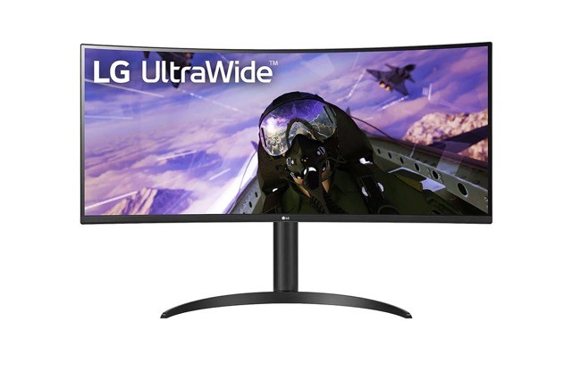LG UltraWide 34WP65C-B - Monitor LED - curvado - 34" - 3440 x 1440 UWQHD @ 75 Hz - IPS - 400 cd/m² - 1000:1 - HDR10 - 1 ms - 2xHDMI, DisplayPort, USB-C