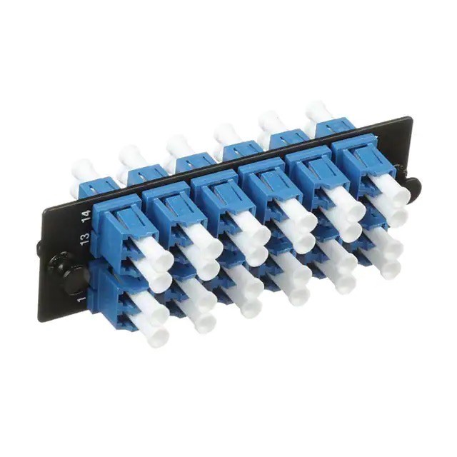 Panduit Opticom Fiber Adapter Panels - Tablero de conexiones - azul - 12 puertos