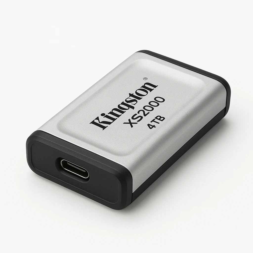 Kingston XS2000 - SSD - 4 TB - externo (portátil) - USB 3.2 Gen 2x2 (USB-C conector)