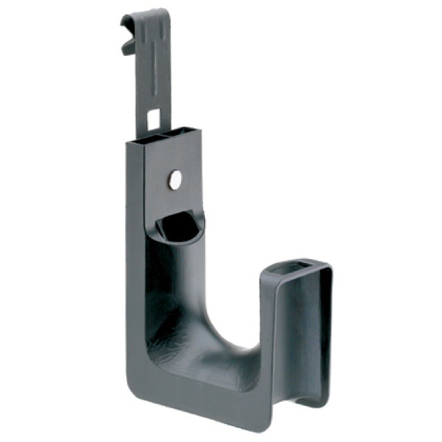 Panduit J-PRO JP2 Series - Gancho para cable con clip - negro