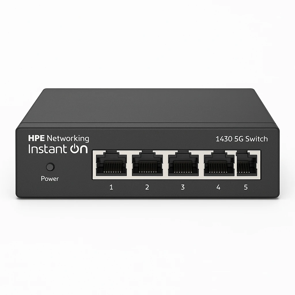 HPE Networking Instant On 1430 5G Switch - Conmutador - sin gestionar - 5 x 10/100/1000 - sobremesa, montaje en pared - BTO